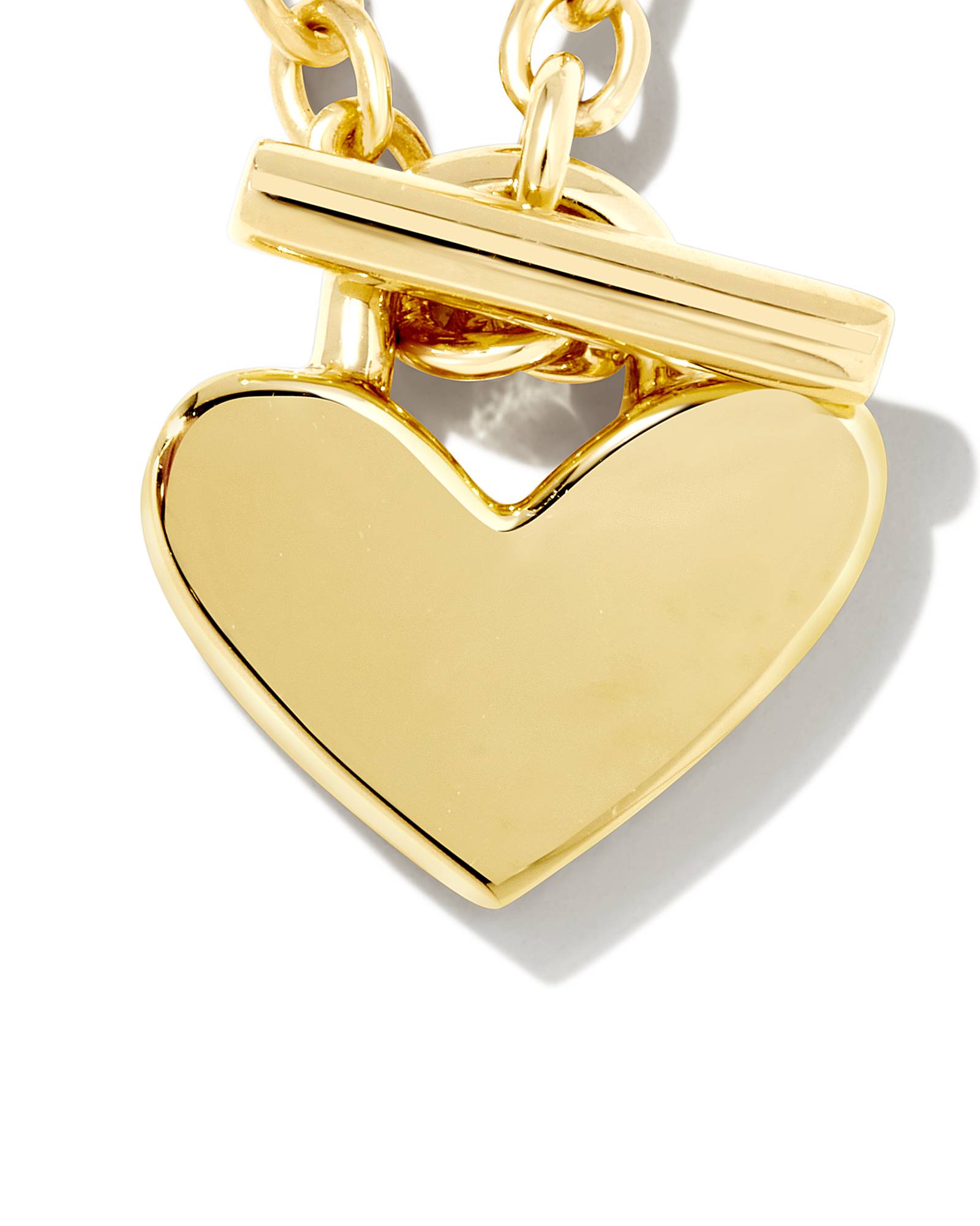 Heart Padlock Pendant Necklace in 18k Gold Vermeil | Kendra Scott